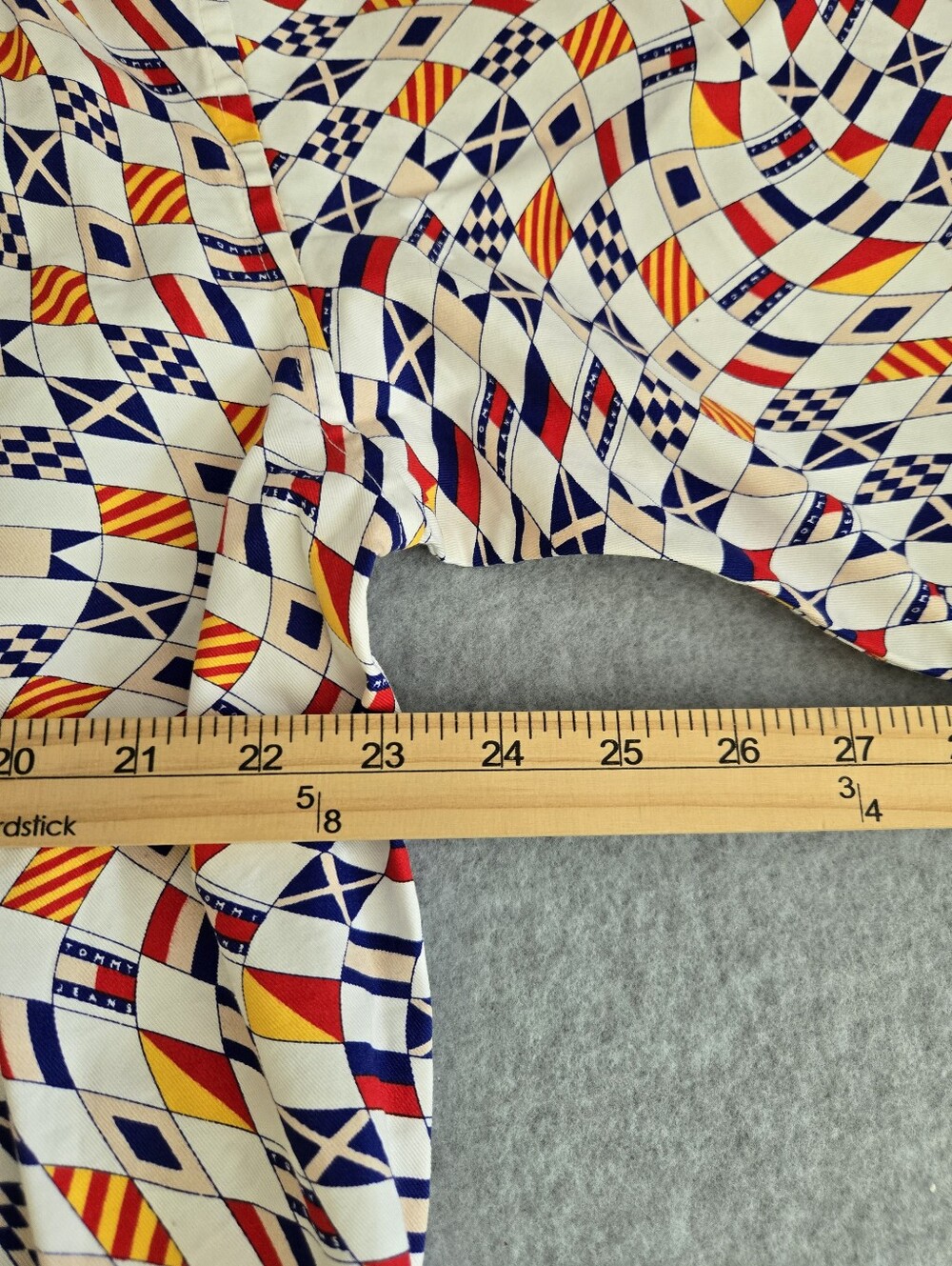 Tommy Jeans Men's RLX COLOR Block Rugby/Skate Button Down Shirt Large NEW - Picture 15 of 15